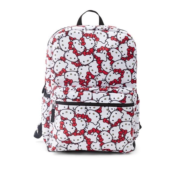 Hello Kitty Girls 17" Backpack Multi Color, White - Picture 1 of 3